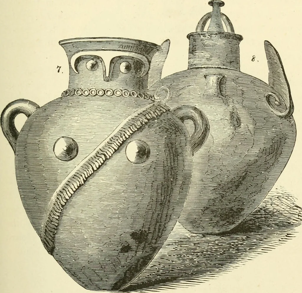 An illustration from Museum of antiquity : a description of ancient life : the employments, amusements, customs and habits, the cities, palaces, monuments and tombs, the literature and fine arts of 3,000 years ago, 1882, leaf 426