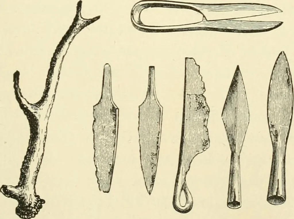 An illustration from Museum of antiquity : a description of ancient life : the employments, amusements, customs and habits, the cities, palaces, monuments and tombs, the literature and fine arts of 3,000 years ago, 1882, leaf 442