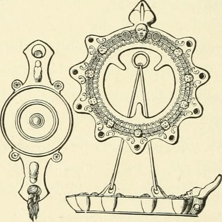 An illustration from Museum of antiquity : a description of ancient life : the employments, amusements, customs and habits, the cities, palaces, monuments and tombs, the literature and fine arts of 3,000 years ago, 1882, leaf 449