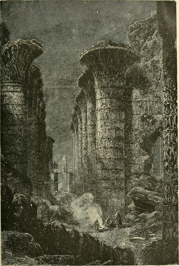 An illustration from Museum of antiquity : a description of ancient life : the employments, amusements, customs and habits, the cities, palaces, monuments and tombs, the literature and fine arts of 3,000 years ago, 1882, leaf 490