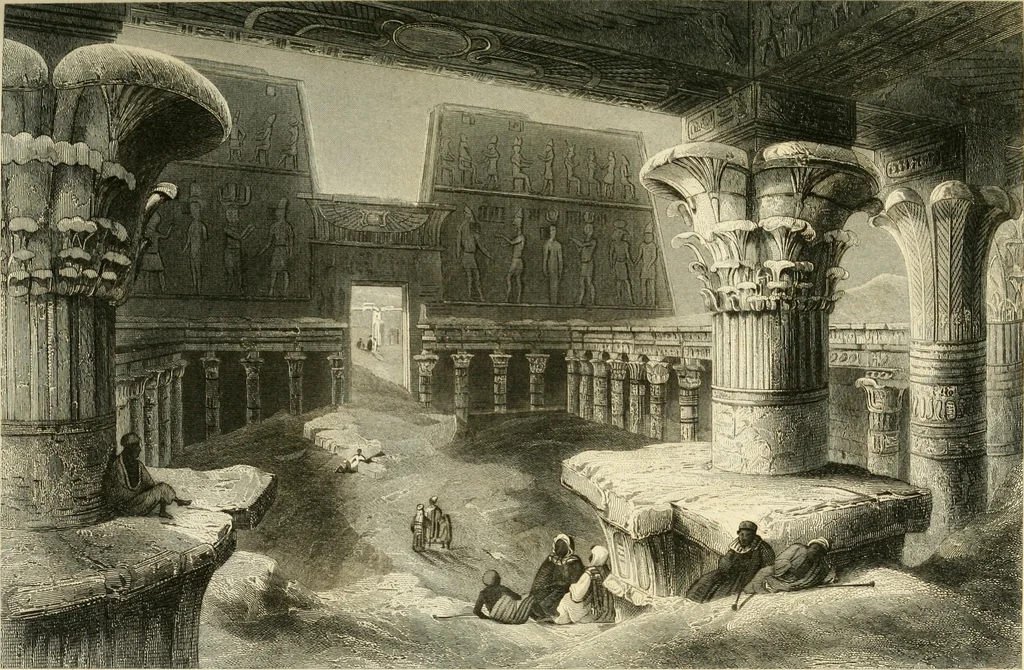 An illustration from Museum of antiquity : a description of ancient life : the employments, amusements, customs and habits, the cities, palaces, monuments and tombs, the literature and fine arts of 3,000 years ago, 1882, leaf 500