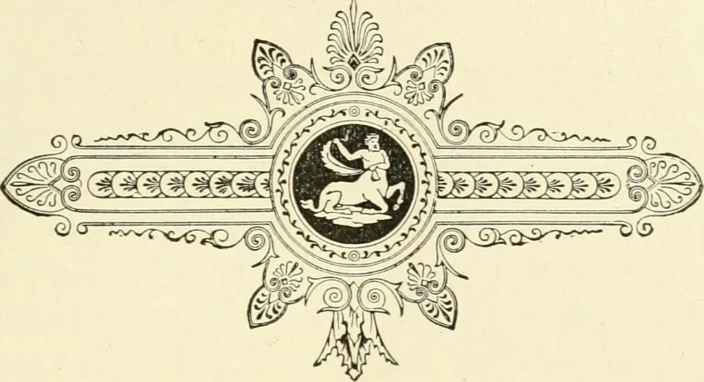 An illustration from Museum of antiquity : a description of ancient life : the employments, amusements, customs and habits, the cities, palaces, monuments and tombs, the literature and fine arts of 3,000 years ago, 1882, leaf 516