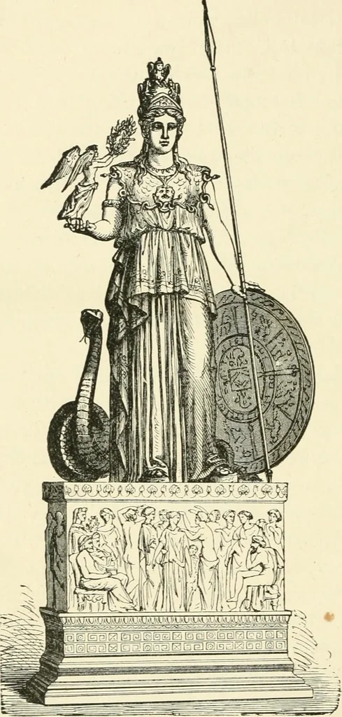 An illustration from Museum of antiquity : a description of ancient life : the employments, amusements, customs and habits, the cities, palaces, monuments and tombs, the literature and fine arts of 3,000 years ago, 1882, leaf 561