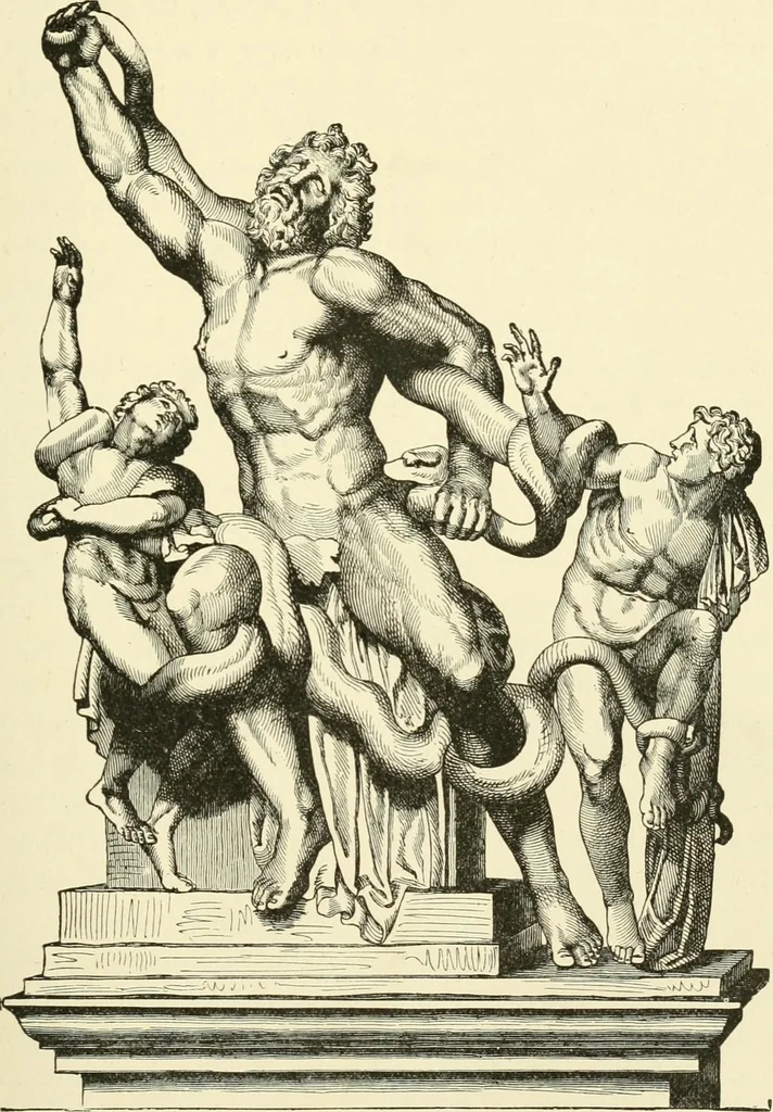 An illustration from Museum of antiquity : a description of ancient life : the employments, amusements, customs and habits, the cities, palaces, monuments and tombs, the literature and fine arts of 3,000 years ago, 1882, leaf 586