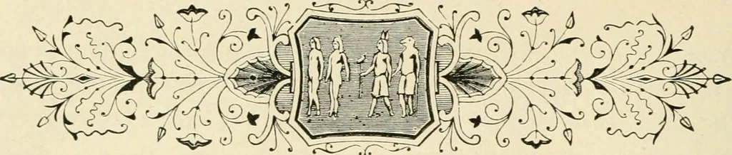 An illustration from Museum of antiquity : a description of ancient life : the employments, amusements, customs and habits, the cities, palaces, monuments and tombs, the literature and fine arts of 3,000 years ago, 1882, leaf 65