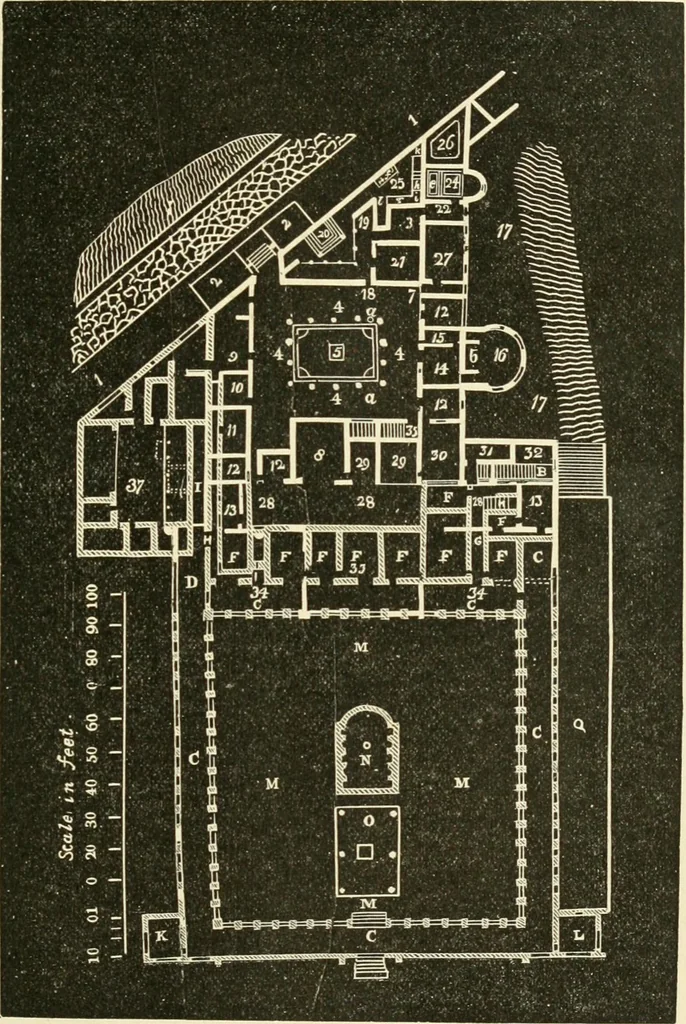 An illustration from Museum of antiquity : a description of ancient life : the employments, amusements, customs and habits, the cities, palaces, monuments and tombs, the literature and fine arts of 3,000 years ago, 1882, leaf 68