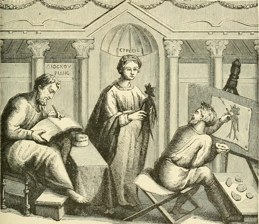 An illustration from Museum of antiquity : a description of ancient life : the employments, amusements, customs and habits, the cities, palaces, monuments and tombs, the literature and fine arts of 3,000 years ago, 1882, leaf 686