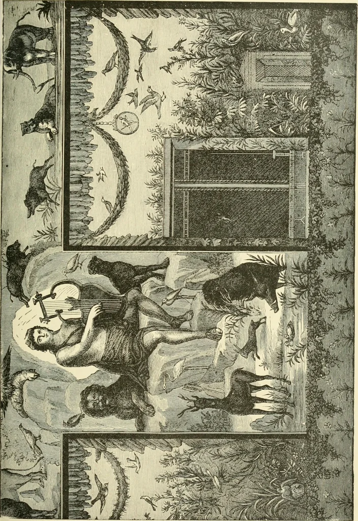 An illustration from Museum of antiquity : a description of ancient life : the employments, amusements, customs and habits, the cities, palaces, monuments and tombs, the literature and fine arts of 3,000 years ago, 1882, leaf 80