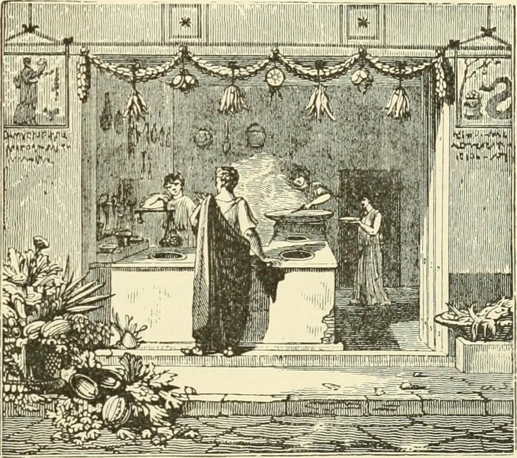 An illustration from Museum of antiquity : a description of ancient life : the employments, amusements, customs and habits, the cities, palaces, monuments and tombs, the literature and fine arts of 3,000 years ago, 1882, leaf 88
