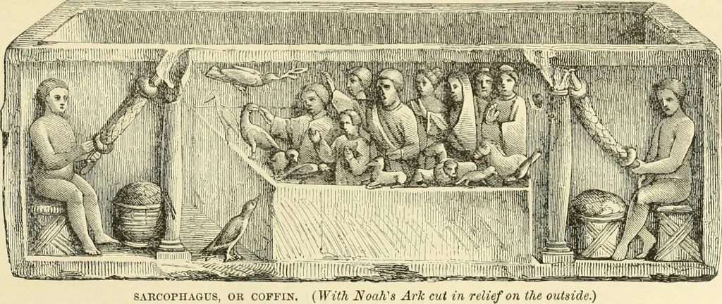 An illustration from Museum of antiquity : a description of ancient life : the employments, amusements, customs and habits, the cities, palaces, monuments and tombs, the literature and fine arts of 3,000 years ago, 1882, leaf 880