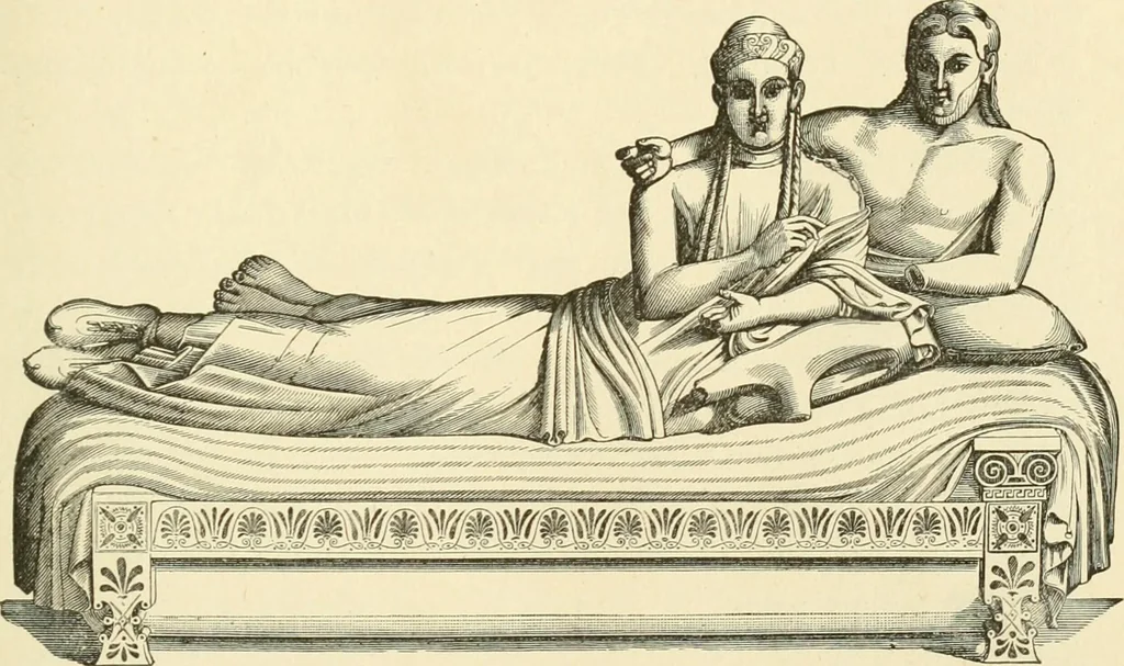 An illustration from Museum of antiquity : a description of ancient life : the employments, amusements, customs and habits, the cities, palaces, monuments and tombs, the literature and fine arts of 3,000 years ago, 1882, leaf 882