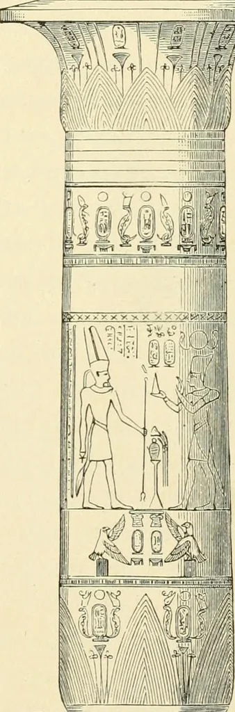 An illustration from Museum of antiquity : a description of ancient life : the employments, amusements, customs and habits, the cities, palaces, monuments and tombs, the literature and fine arts of 3,000 years ago, 1882, leaf 906
