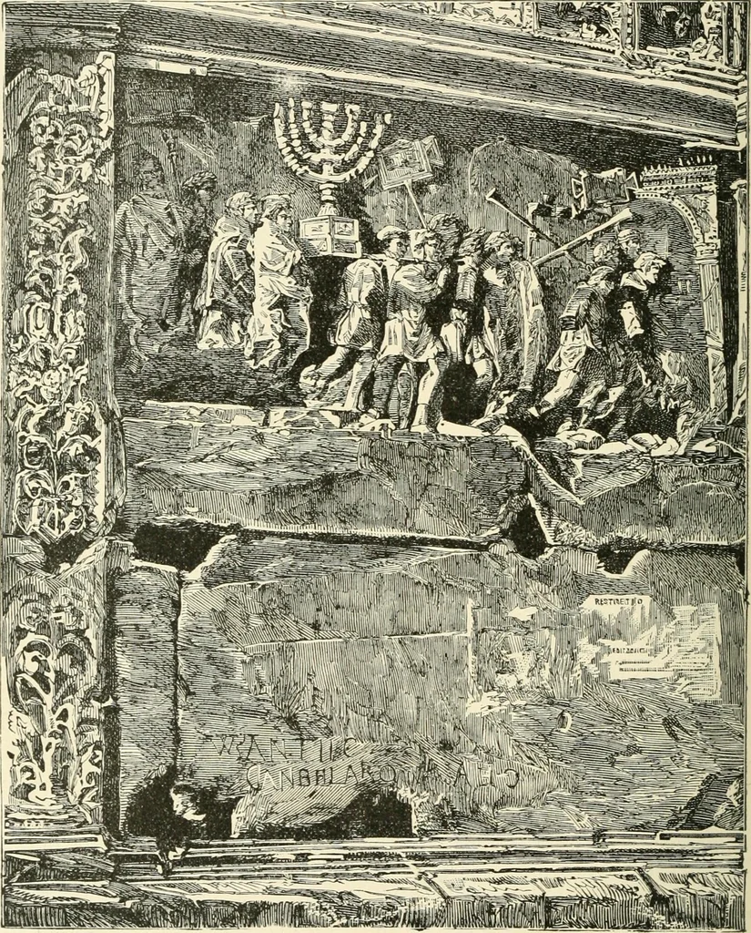 An illustration from Museum of antiquity : a description of ancient life : the employments, amusements, customs and habits, the cities, palaces, monuments and tombs, the literature and fine arts of 3,000 years ago, 1882, leaf 955