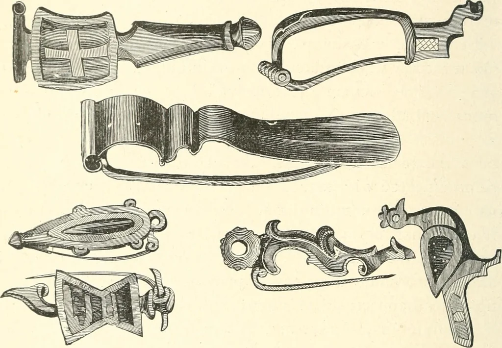 An illustration from Museum of antiquity; a description of ancient life: the employments, amusements, customs and habits, the cities, places, monuments and tombs, the literature and fine arts of 3,000 years ago, 1887, leaf 105