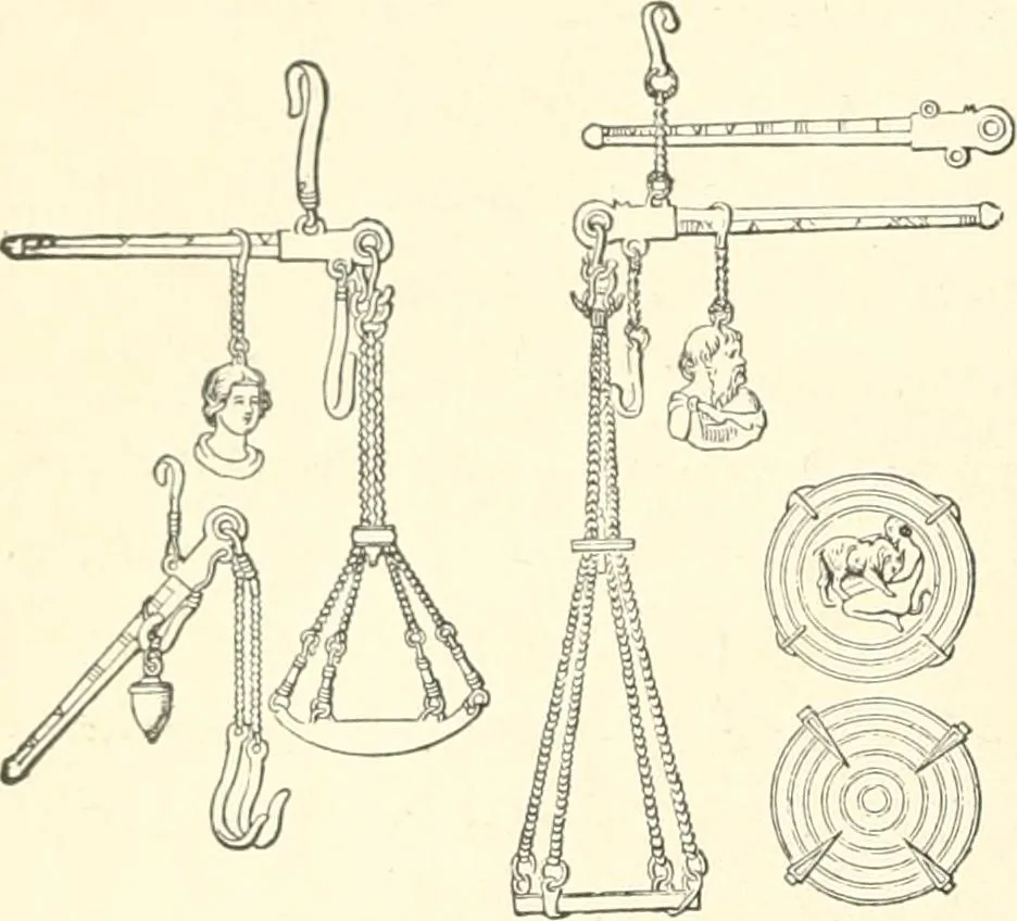 An illustration from Museum of antiquity; a description of ancient life: the employments, amusements, customs and habits, the cities, places, monuments and tombs, the literature and fine arts of 3,000 years ago, 1887, leaf 107