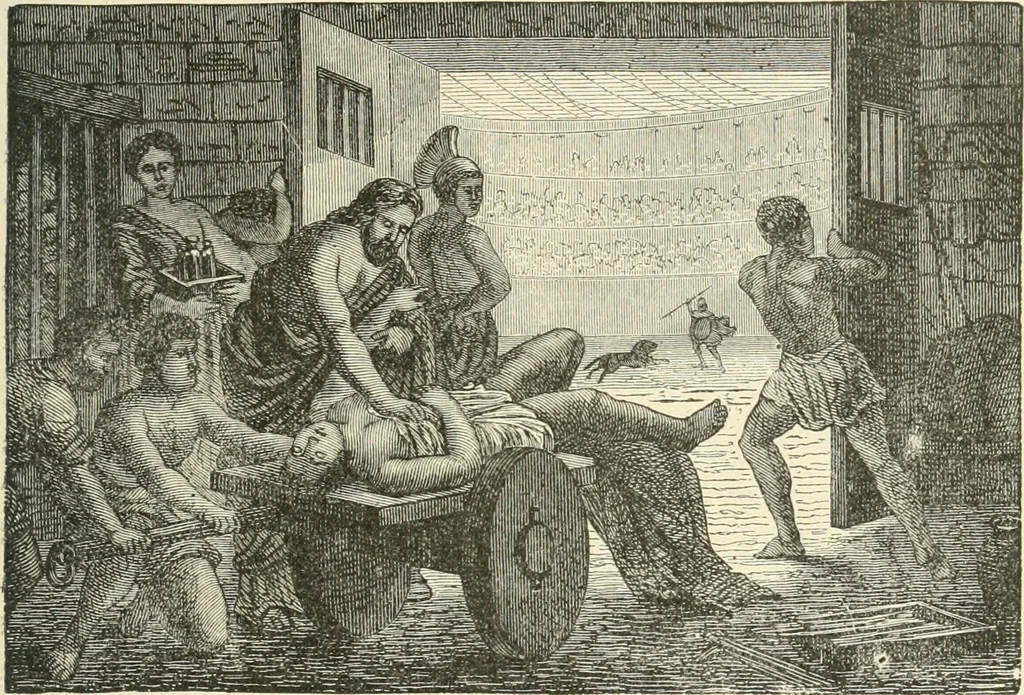 An illustration from Museum of antiquity; a description of ancient life: the employments, amusements, customs and habits, the cities, places, monuments and tombs, the literature and fine arts of 3,000 years ago, 1887, leaf 144
