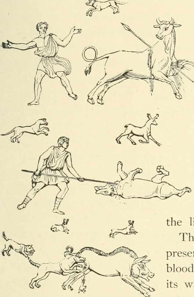An illustration from Museum of antiquity; a description of ancient life: the employments, amusements, customs and habits, the cities, places, monuments and tombs, the literature and fine arts of 3,000 years ago, 1887, leaf 148