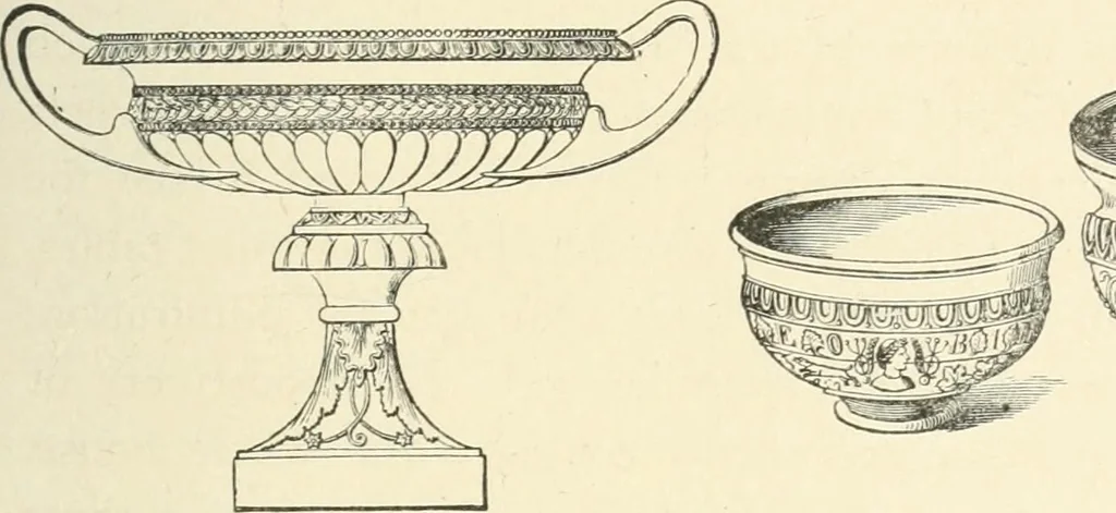 An illustration from Museum of antiquity; a description of ancient life: the employments, amusements, customs and habits, the cities, places, monuments and tombs, the literature and fine arts of 3,000 years ago, 1887, leaf 184