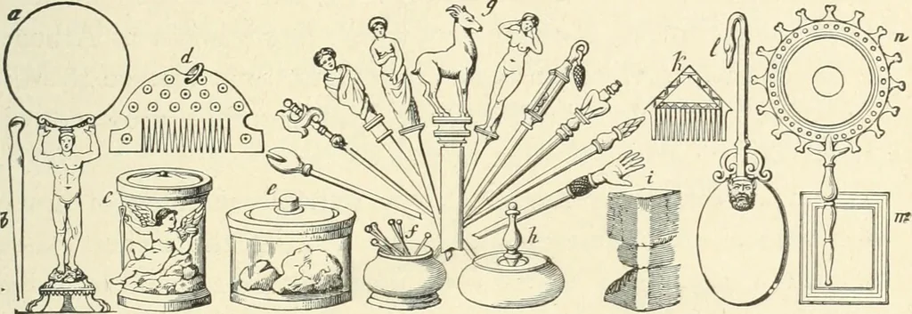 An illustration from Museum of antiquity; a description of ancient life: the employments, amusements, customs and habits, the cities, places, monuments and tombs, the literature and fine arts of 3,000 years ago, 1887, leaf 242