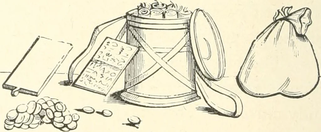 An illustration from Museum of antiquity; a description of ancient life: the employments, amusements, customs and habits, the cities, places, monuments and tombs, the literature and fine arts of 3,000 years ago, 1887, leaf 297