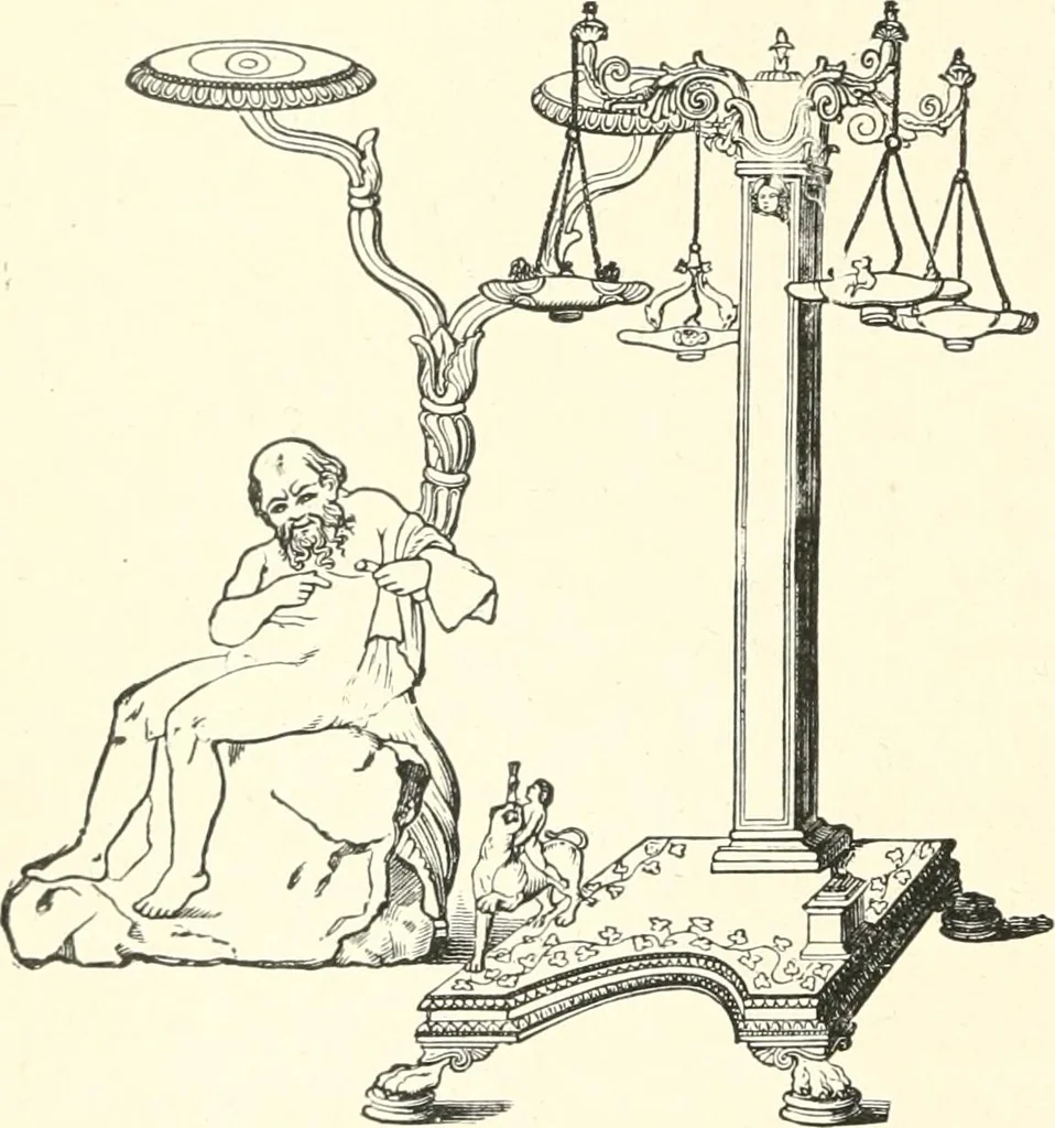 An illustration from Museum of antiquity; a description of ancient life: the employments, amusements, customs and habits, the cities, places, monuments and tombs, the literature and fine arts of 3,000 years ago, 1887, leaf 303