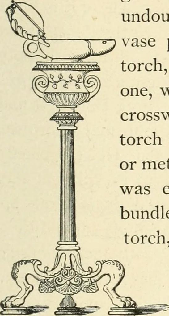 An illustration from Museum of antiquity; a description of ancient life: the employments, amusements, customs and habits, the cities, places, monuments and tombs, the literature and fine arts of 3,000 years ago, 1887, leaf 306
