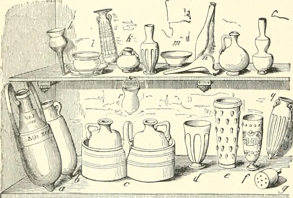 An illustration from Museum of antiquity; a description of ancient life: the employments, amusements, customs and habits, the cities, places, monuments and tombs, the literature and fine arts of 3,000 years ago, 1887, leaf 315