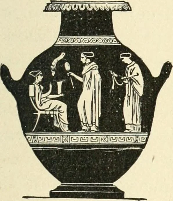 An illustration from Museum of antiquity; a description of ancient life: the employments, amusements, customs and habits, the cities, places, monuments and tombs, the literature and fine arts of 3,000 years ago, 1887, leaf 338