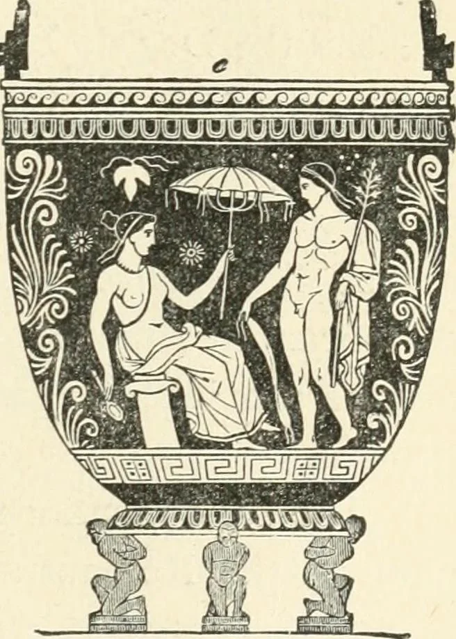 An illustration from Museum of antiquity; a description of ancient life: the employments, amusements, customs and habits, the cities, places, monuments and tombs, the literature and fine arts of 3,000 years ago, 1887, leaf 350
