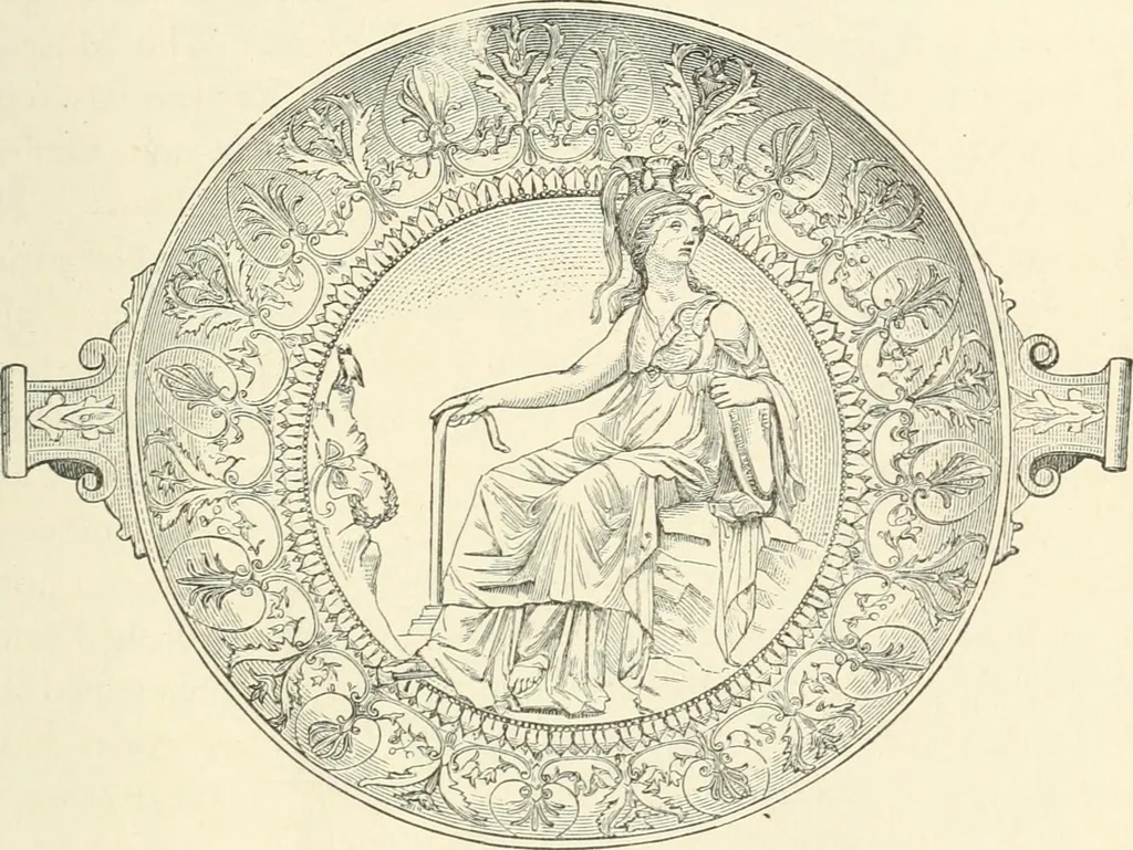 An illustration from Museum of antiquity; a description of ancient life: the employments, amusements, customs and habits, the cities, places, monuments and tombs, the literature and fine arts of 3,000 years ago, 1887, leaf 352