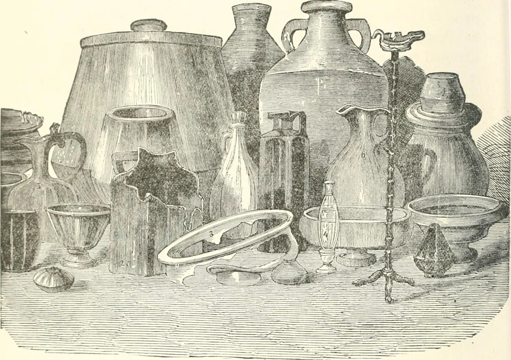 An illustration from Museum of antiquity; a description of ancient life: the employments, amusements, customs and habits, the cities, places, monuments and tombs, the literature and fine arts of 3,000 years ago, 1887, leaf 359