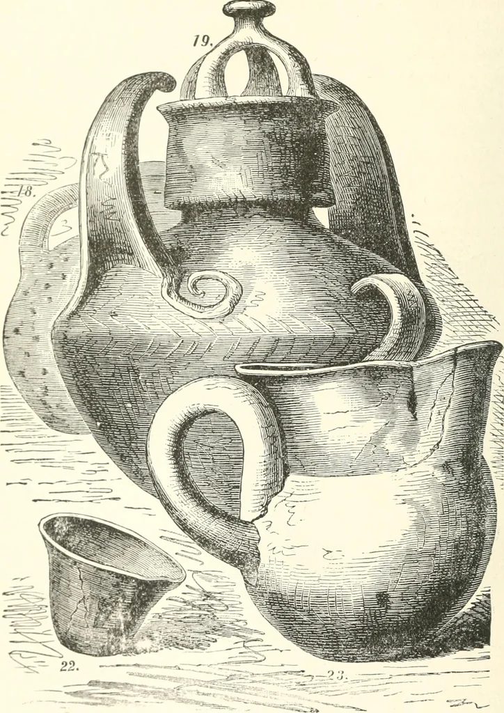 An illustration from Museum of antiquity; a description of ancient life: the employments, amusements, customs and habits, the cities, places, monuments and tombs, the literature and fine arts of 3,000 years ago, 1887, leaf 415