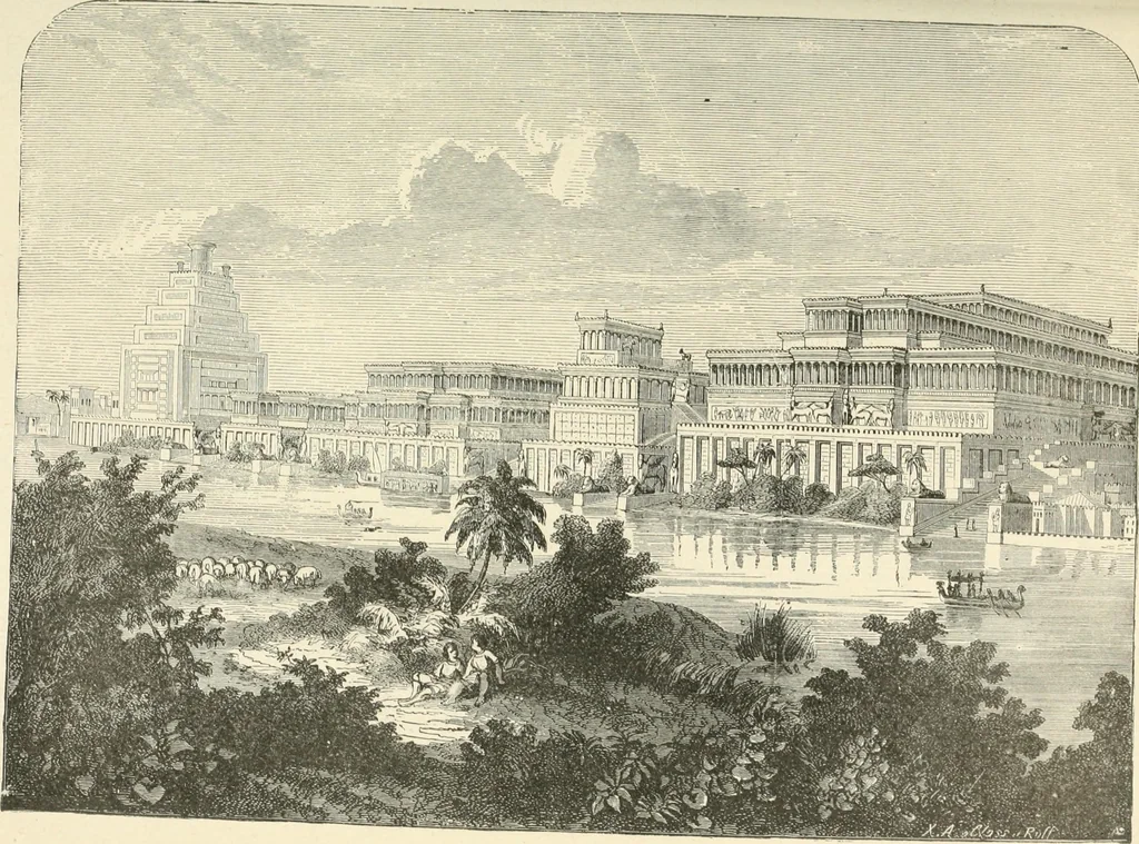 An illustration from Museum of antiquity; a description of ancient life: the employments, amusements, customs and habits, the cities, places, monuments and tombs, the literature and fine arts of 3,000 years ago, 1887, leaf 442