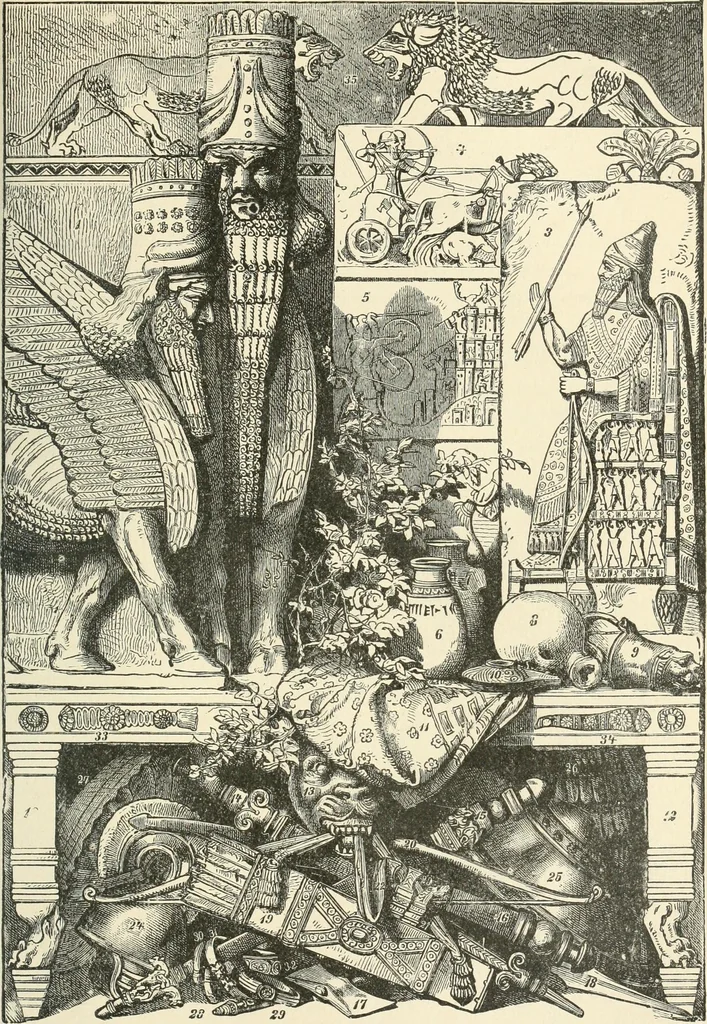 An illustration from Museum of antiquity; a description of ancient life: the employments, amusements, customs and habits, the cities, places, monuments and tombs, the literature and fine arts of 3,000 years ago, 1887, leaf 450