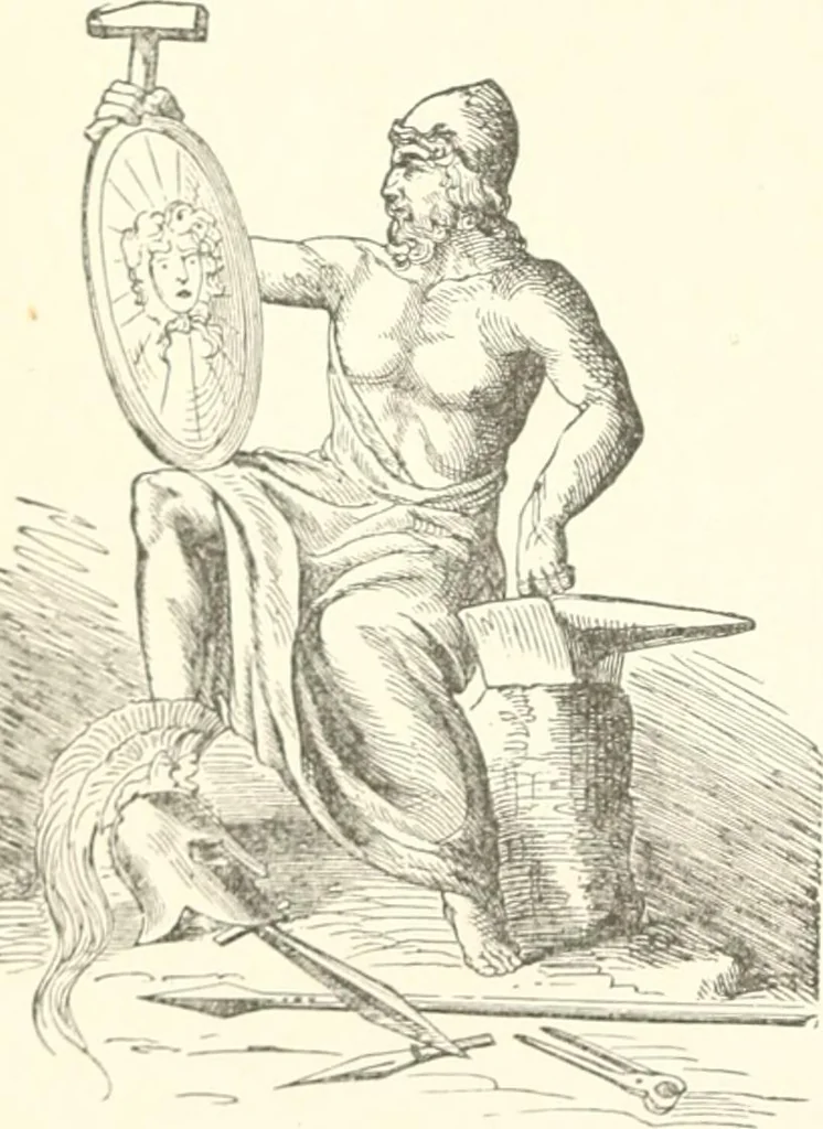 An illustration from Museum of antiquity; a description of ancient life: the employments, amusements, customs and habits, the cities, places, monuments and tombs, the literature and fine arts of 3,000 years ago, 1887, leaf 543