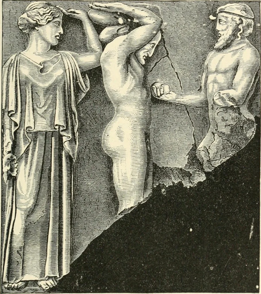 An illustration from Museum of antiquity; a description of ancient life: the employments, amusements, customs and habits, the cities, places, monuments and tombs, the literature and fine arts of 3,000 years ago, 1887, leaf 554
