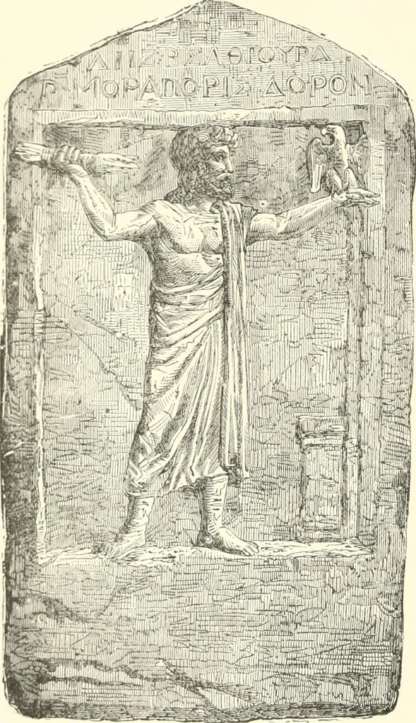 An illustration from Museum of antiquity; a description of ancient life: the employments, amusements, customs and habits, the cities, places, monuments and tombs, the literature and fine arts of 3,000 years ago, 1887, leaf 561