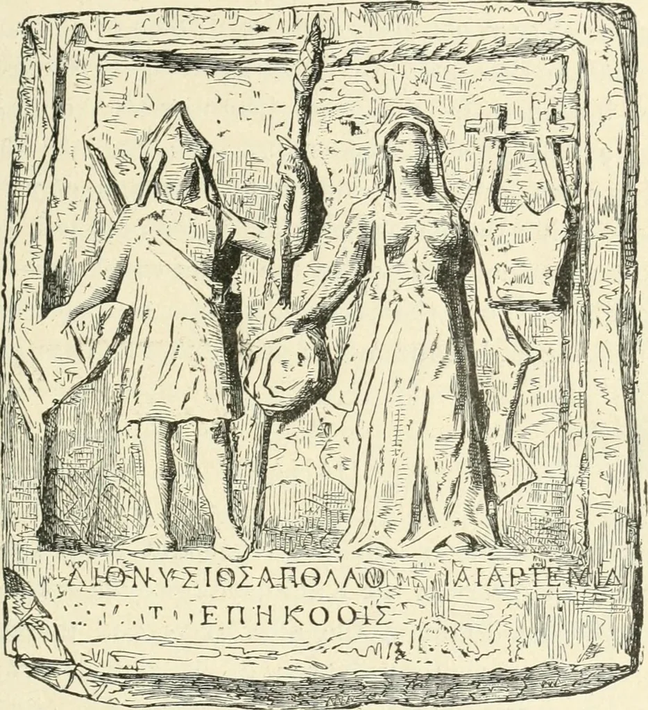 An illustration from Museum of antiquity; a description of ancient life: the employments, amusements, customs and habits, the cities, places, monuments and tombs, the literature and fine arts of 3,000 years ago, 1887, leaf 580