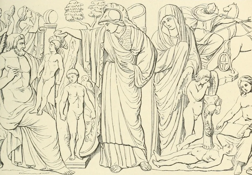 An illustration from Museum of antiquity; a description of ancient life: the employments, amusements, customs and habits, the cities, places, monuments and tombs, the literature and fine arts of 3,000 years ago, 1887, leaf 634