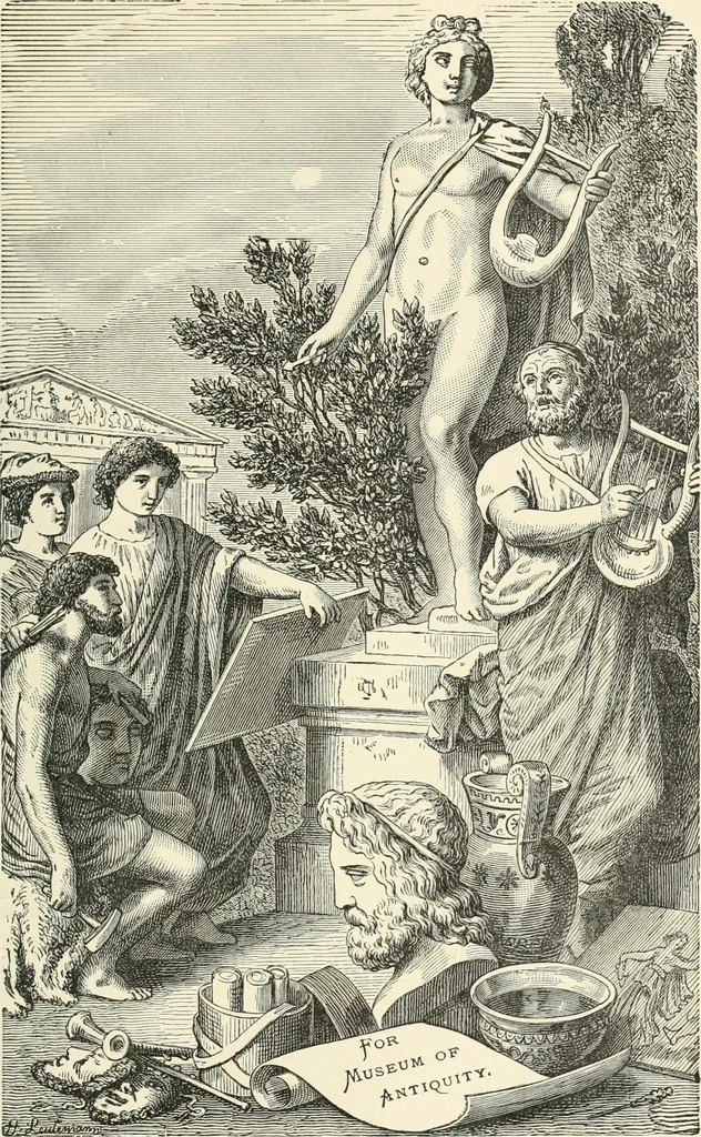 An illustration from Museum of antiquity; a description of ancient life: the employments, amusements, customs and habits, the cities, places, monuments and tombs, the literature and fine arts of 3,000 years ago, 1887, leaf 662