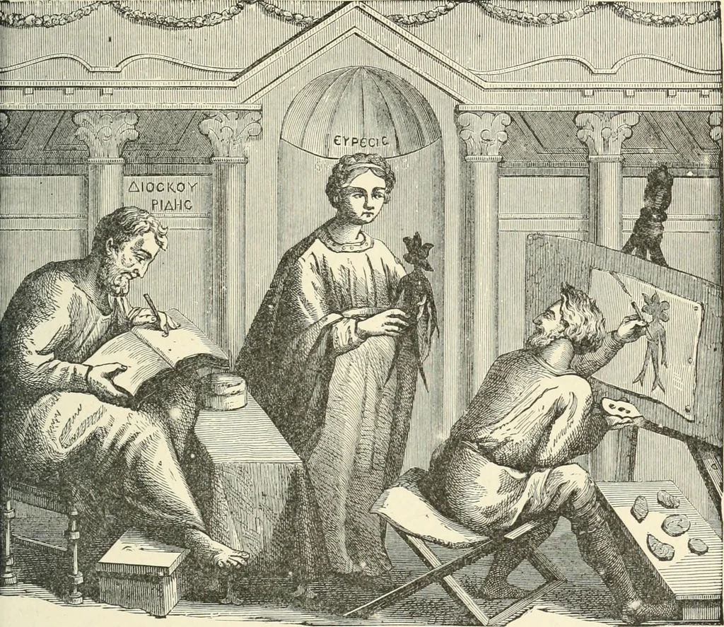 An illustration from Museum of antiquity; a description of ancient life: the employments, amusements, customs and habits, the cities, places, monuments and tombs, the literature and fine arts of 3,000 years ago, 1887, leaf 672