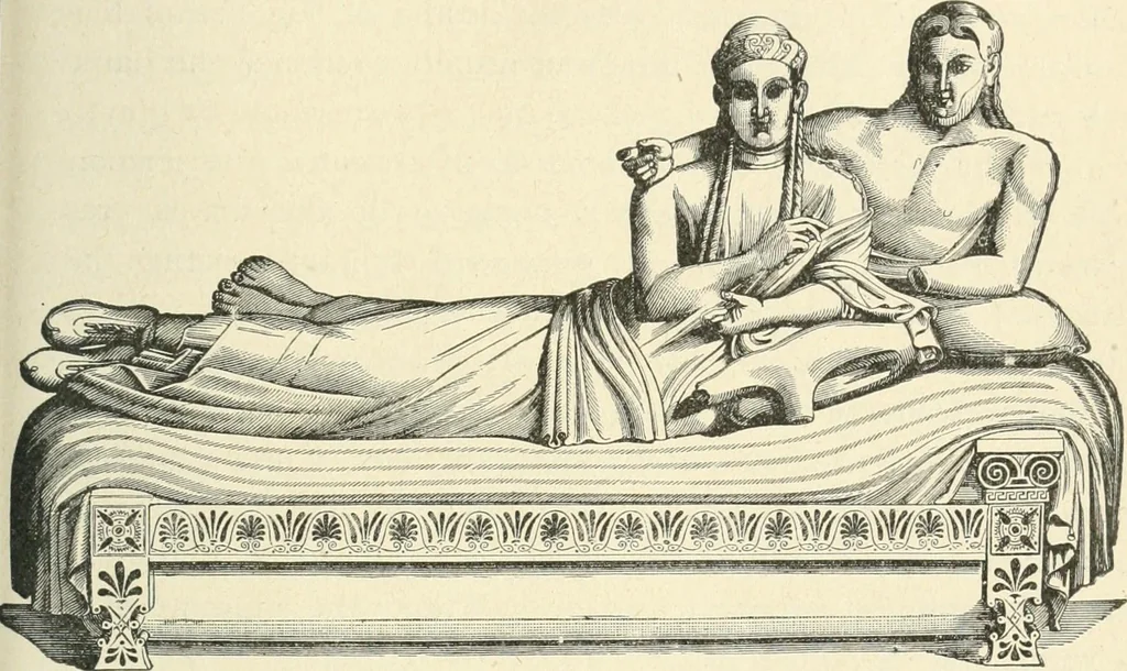 An illustration from Museum of antiquity; a description of ancient life: the employments, amusements, customs and habits, the cities, places, monuments and tombs, the literature and fine arts of 3,000 years ago, 1887, leaf 864