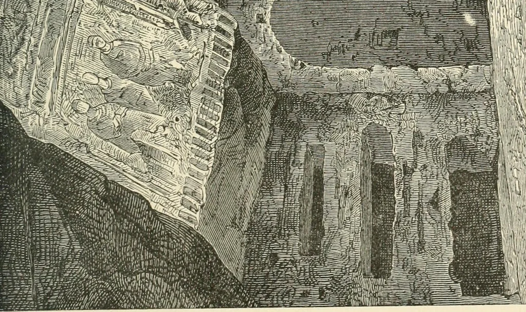 An illustration from Museum of antiquity; a description of ancient life: the employments, amusements, customs and habits, the cities, places, monuments and tombs, the literature and fine arts of 3,000 years ago, 1887, leaf 930