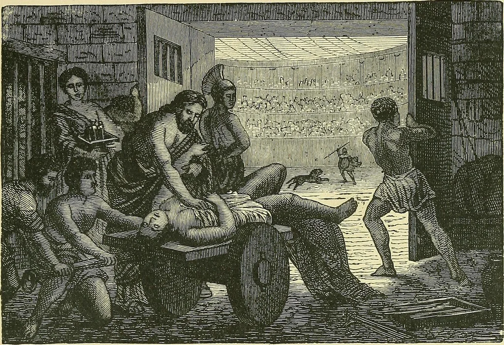 An illustration from Museum of antiquity; a description of ancient life: the employments, amusements, customs and habits, the cities, palaces, monuments and tombs, the literature and fine arts of 3,000 years ago, 1883, leaf 146