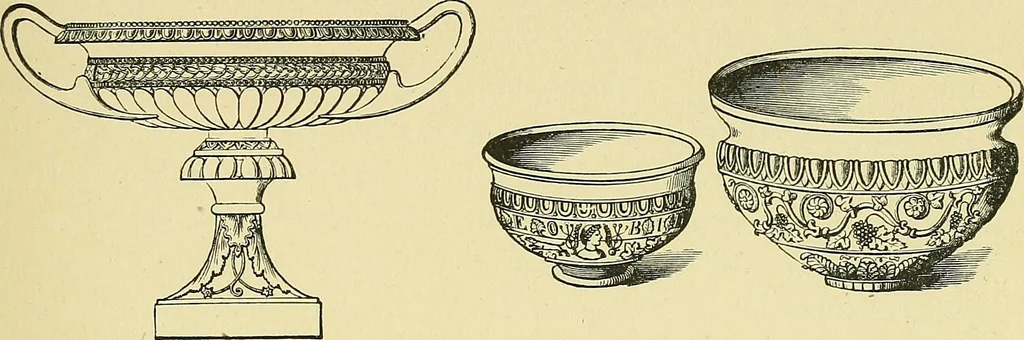 An illustration from Museum of antiquity; a description of ancient life: the employments, amusements, customs and habits, the cities, palaces, monuments and tombs, the literature and fine arts of 3,000 years ago, 1883, leaf 186