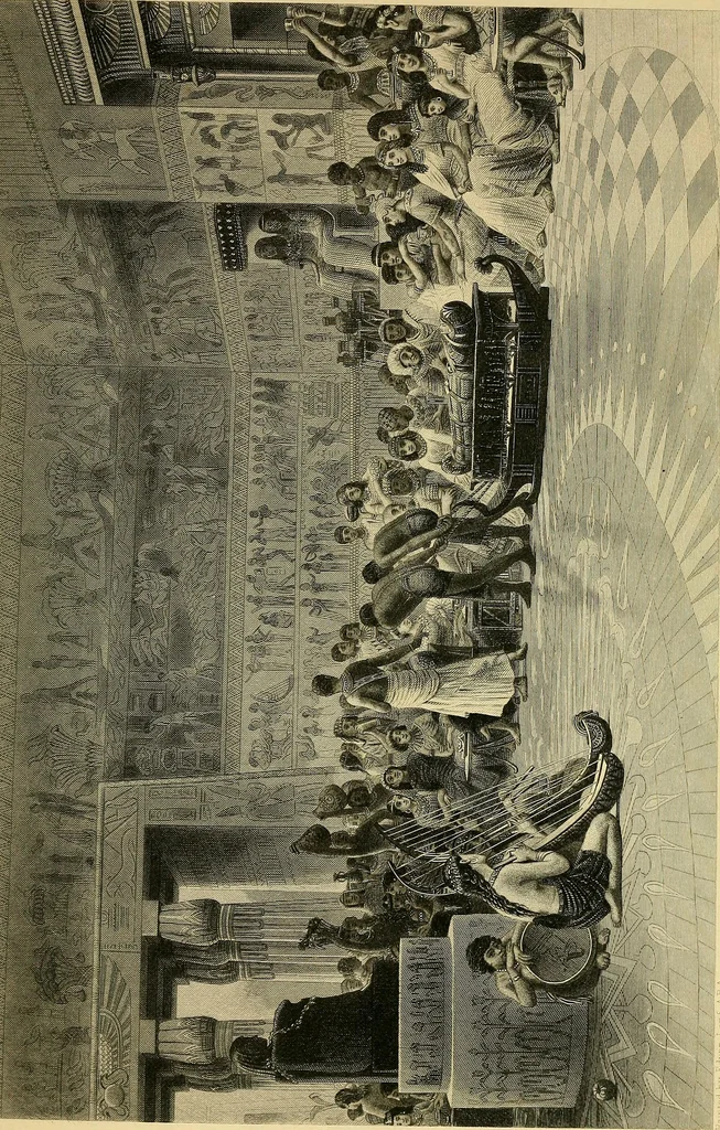 An illustration from Museum of antiquity; a description of ancient life: the employments, amusements, customs and habits, the cities, palaces, monuments and tombs, the literature and fine arts of 3,000 years ago, 1883, leaf 286