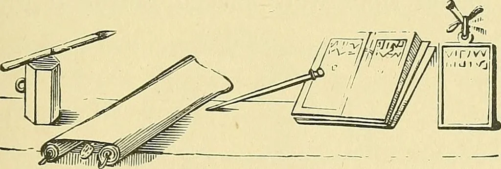 An illustration from Museum of antiquity; a description of ancient life: the employments, amusements, customs and habits, the cities, palaces, monuments and tombs, the literature and fine arts of 3,000 years ago, 1883, leaf 300