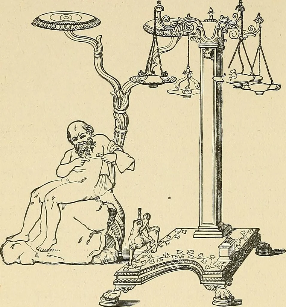 An illustration from Museum of antiquity; a description of ancient life: the employments, amusements, customs and habits, the cities, palaces, monuments and tombs, the literature and fine arts of 3,000 years ago, 1883, leaf 307