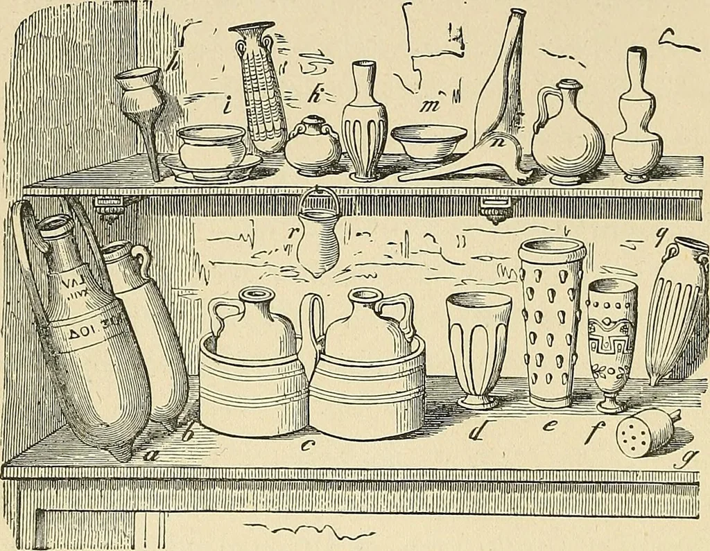 An illustration from Museum of antiquity; a description of ancient life: the employments, amusements, customs and habits, the cities, palaces, monuments and tombs, the literature and fine arts of 3,000 years ago, 1883, leaf 319