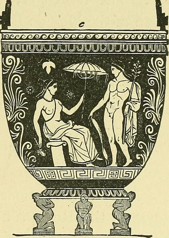 An illustration from Museum of antiquity; a description of ancient life: the employments, amusements, customs and habits, the cities, palaces, monuments and tombs, the literature and fine arts of 3,000 years ago, 1883, leaf 354